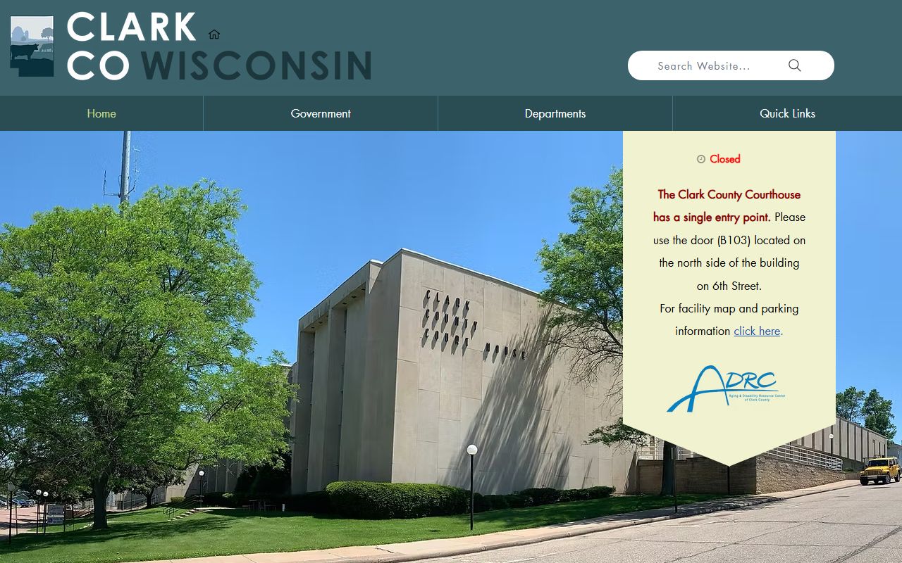 Clark County Jail Roster county government image