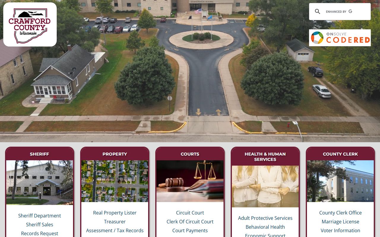 Crawford County Jail Roster county government image