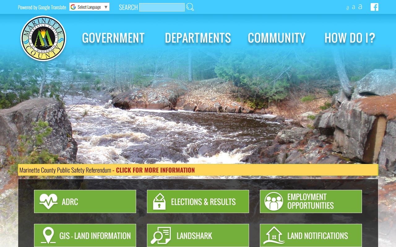 Marinette County Jail Roster source image from Marinette County Government