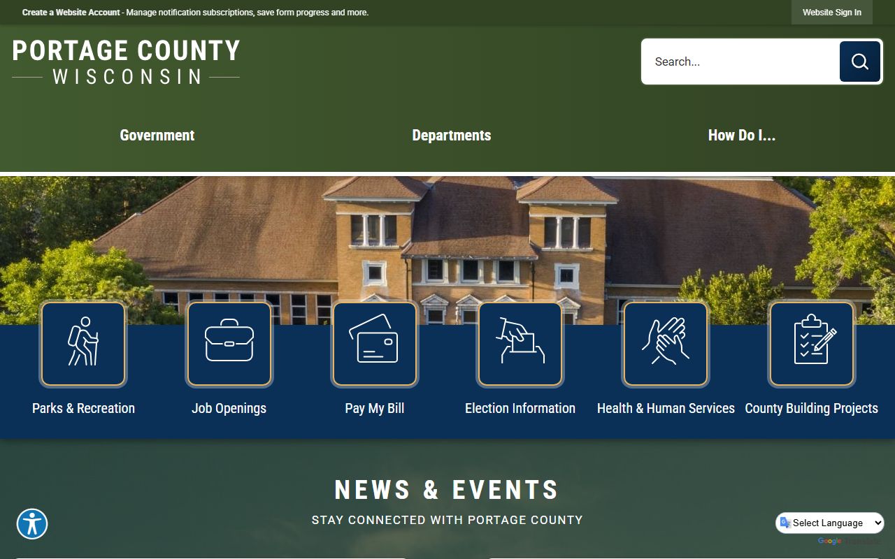Portage County Jail Roster image from Portage County Government