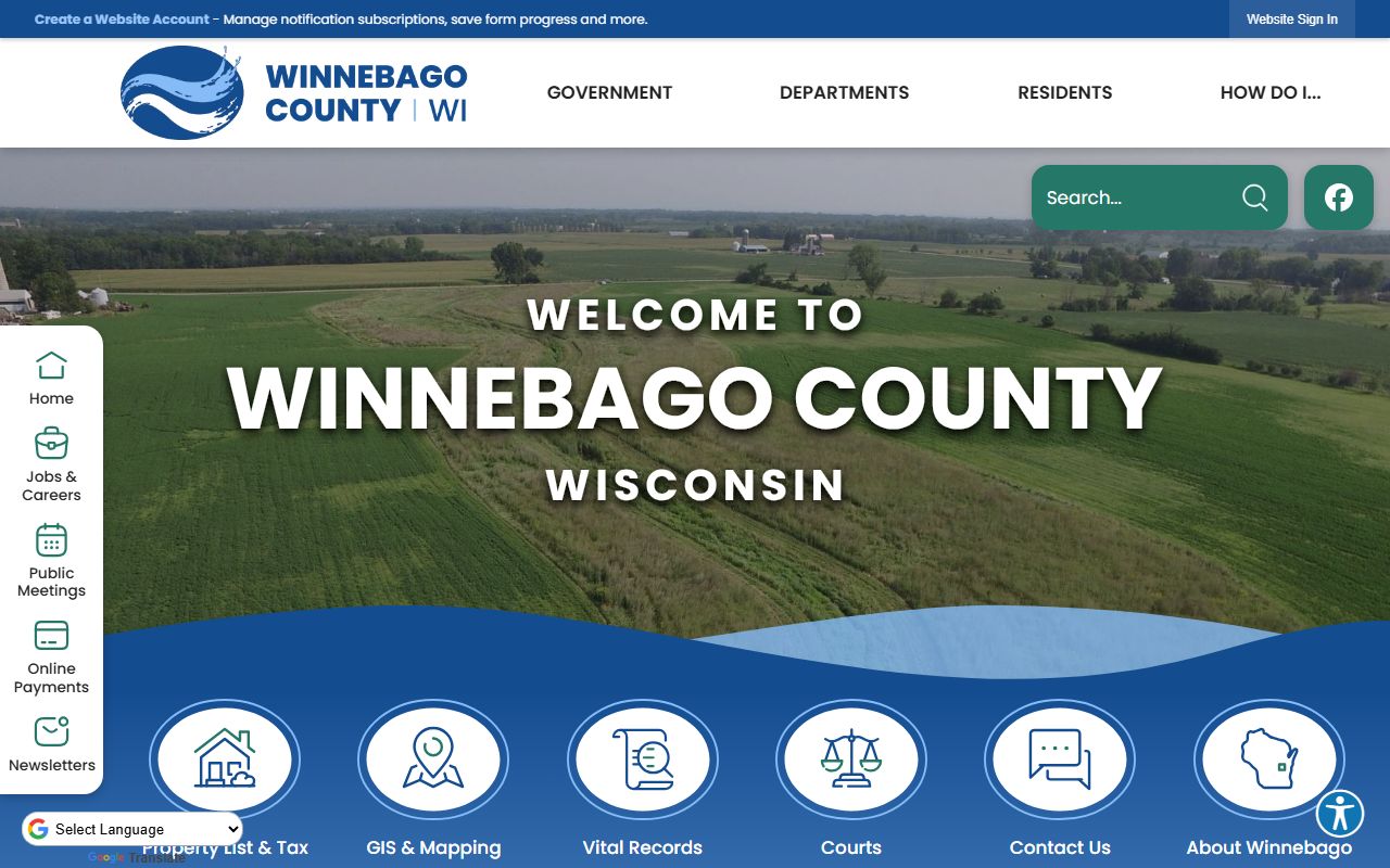 Winnebago County Jail Roster image from Winnebago County Government